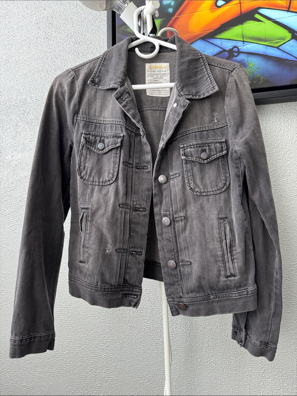 J. Crew Women's Gray Denim Jean Jacket